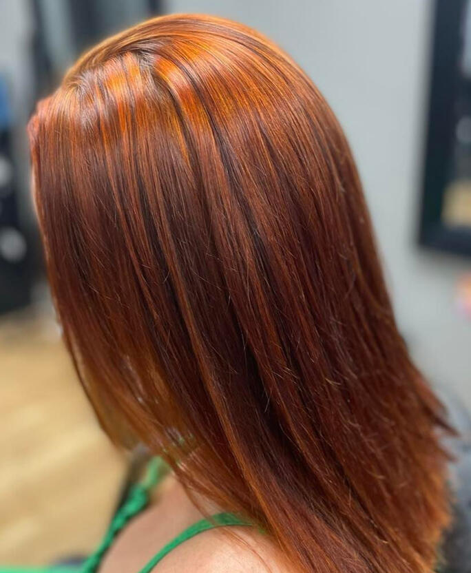 Below the shoulder cut and color 1